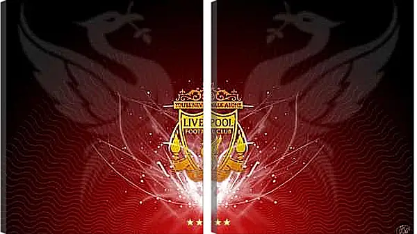 Модульная картина - Эмблема Ливерпуль. Liverpool.