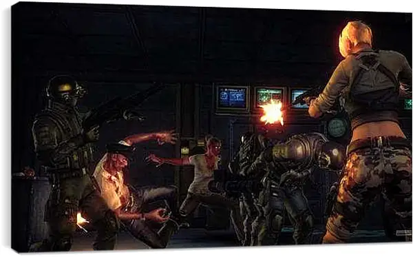 Постер на подрамнике - Resident Evil