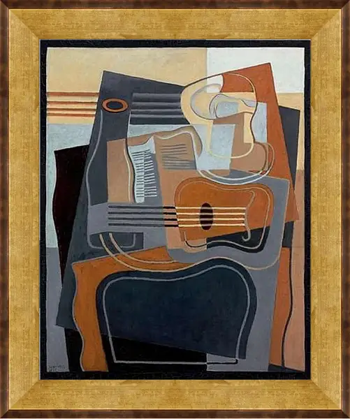 Картина в раме - Le gueridon. Хуан Грис
