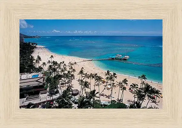 Картина в раме - Лето