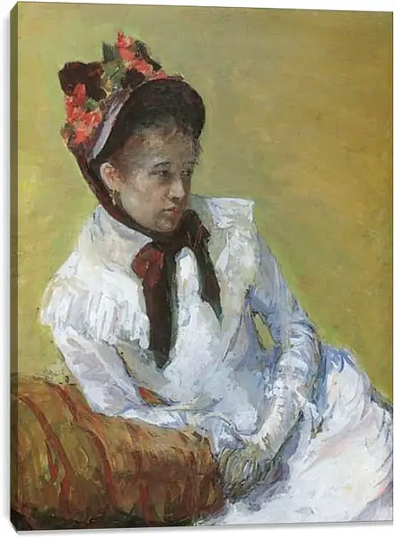 Постер на подрамнике - Автопортрет. Кэссетт (Кассатт) Мэри Стивенсон