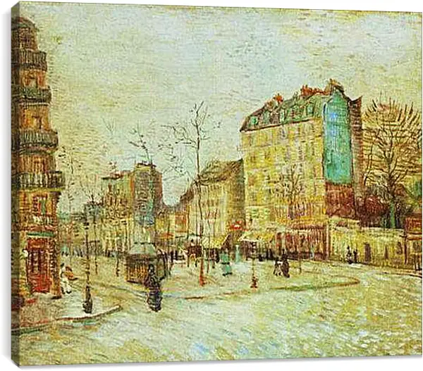 Постер на подрамнике - Boulevard de Clichy. Винсент Ван Гог