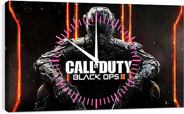 Часы картина - call of duty, black ops, black ops iii