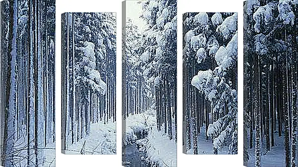 Модульная картина - Зима