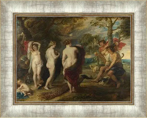 Картина в раме - The Judgement of Paris. Питер Пауль Рубенс