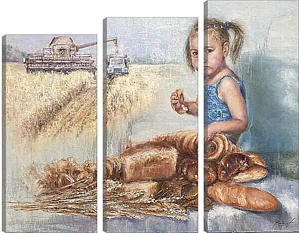 Модульная картина - Праздник хлеба