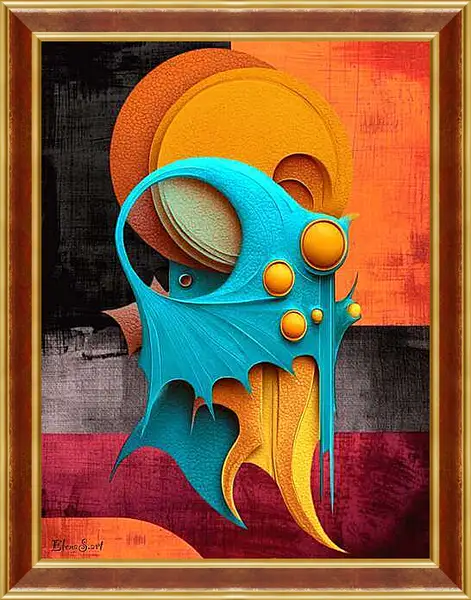 Картина в раме - Abstract 24