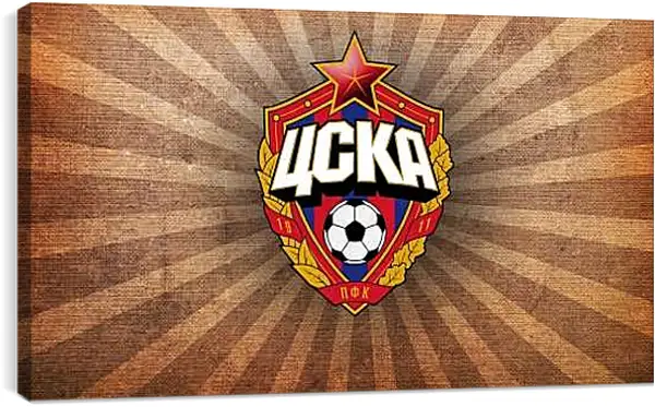 Постер на подрамнике - Эмблема ФК ЦСКА Москва