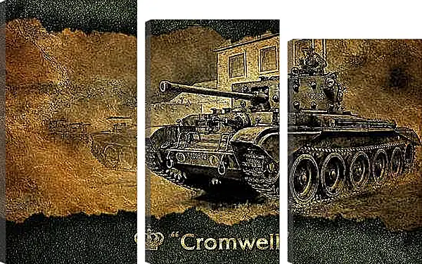 Модульная картина - World Of Tanks