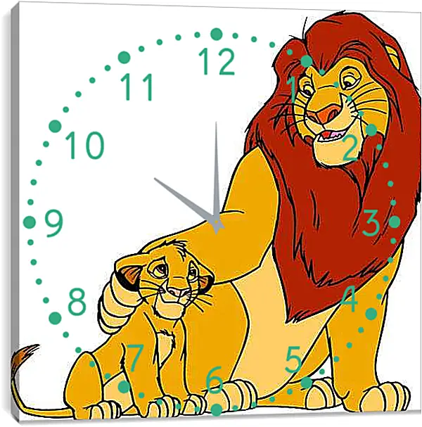 Часы картина - Симба