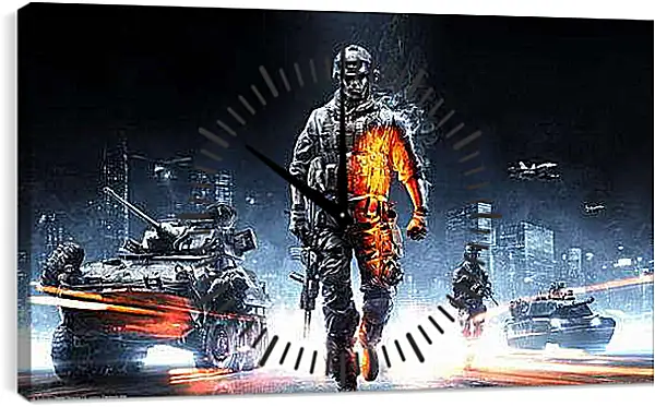 Часы картина - Battlefield 3