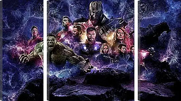 Модульная картина - Мстители Война бесконечности
