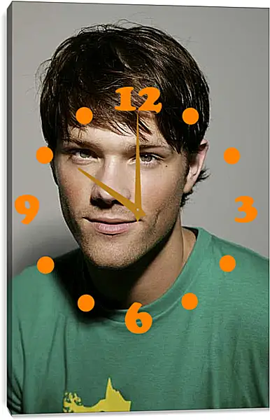 Часы картина - Джаред Падалеки. Jared Padalecki