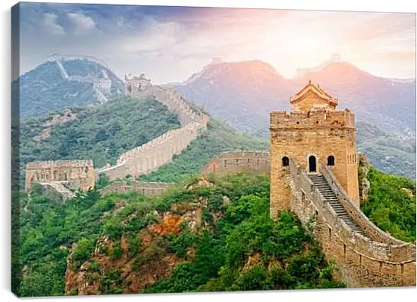 Постер на подрамнике - Великая Китайская стена 3
