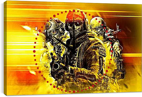 Часы картина - Call Of Duty