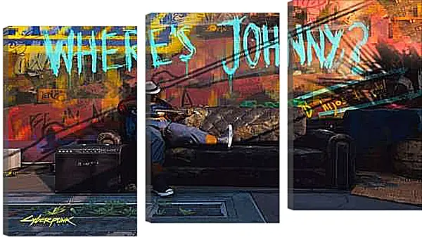 Модульная картина - Cyberpunk 2077