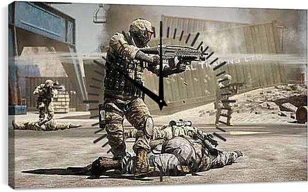 Часы картина - Battlefield: Bad Company 2