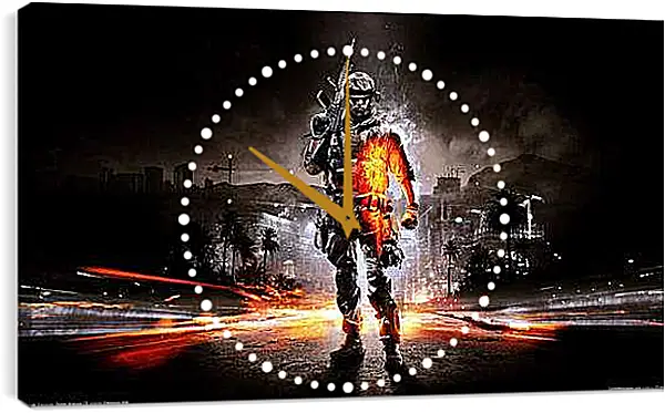 Часы картина - Battlefield 3