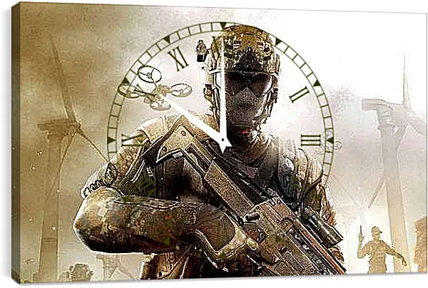 Часы картина - Call Of Duty: Black Ops II
