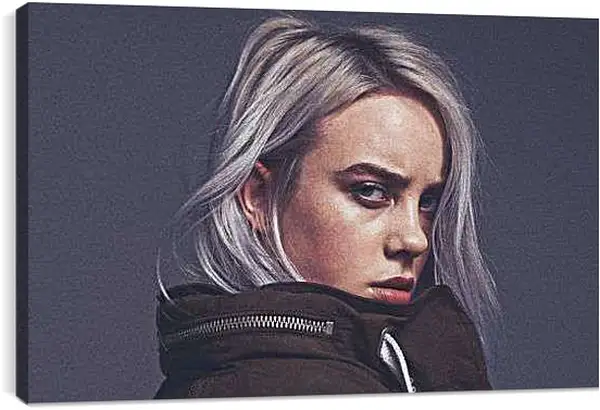 Постер на подрамнике - Билли Айлиш