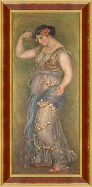Картина в раме - Dancing Girl with Castanets. Пьер Огюст Ренуар
