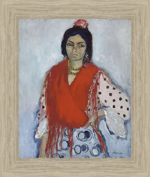 Картина в раме - La gitane. Кес ван Донген