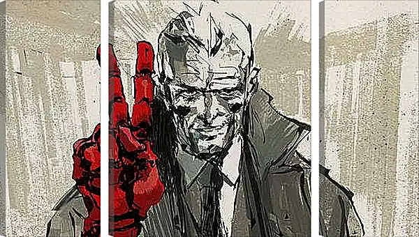 Модульная картина - Metal Gear