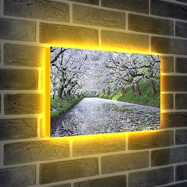 Лайтбокс световая панель - Весна