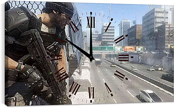 Часы картина - Call Of Duty: Advanced Warfare