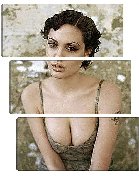 Модульная картина - Angelina Jolie - Анджелина Джоли