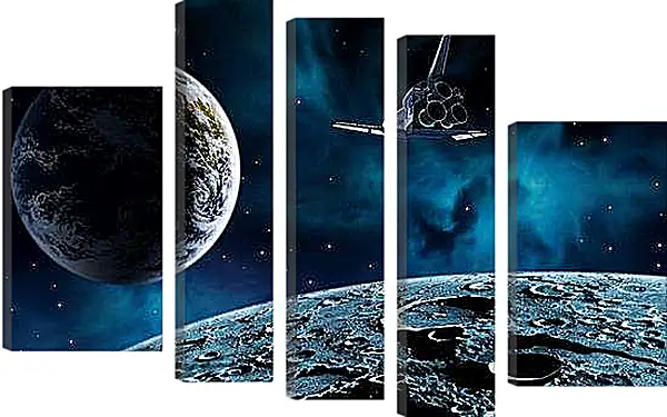 Модульная картина - Космос