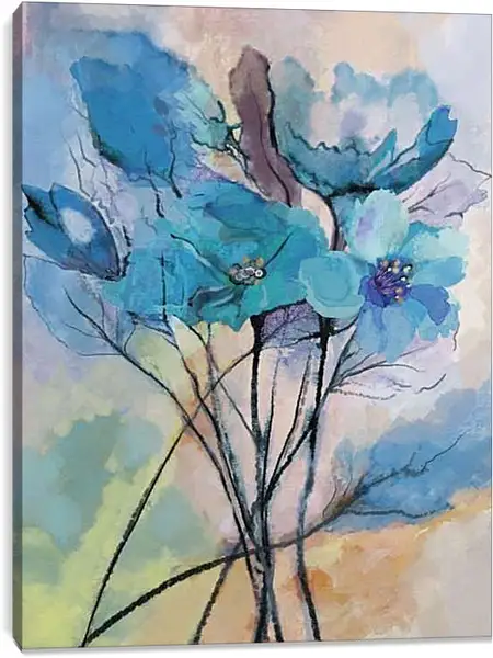 Постер на подрамнике - Цветы 2