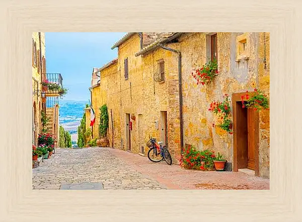 Картина в раме - Сан-Джиминьяно Италия