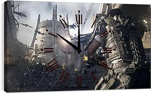Часы картина - Call Of Duty: Advanced Warfare