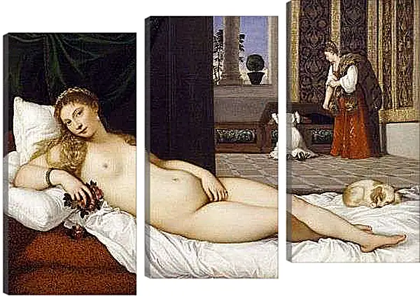 Модульная картина - Венера Урбинская. Тициан Вечеллио