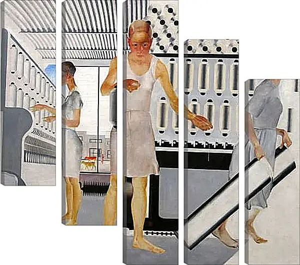 Модульная картина - Текстильщицы. Александр Дейнека