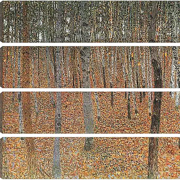 Модульная картина - Buchenwald I. Густав Климт