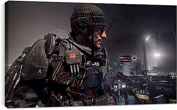 Часы картина - Call Of Duty: Advanced Warfare