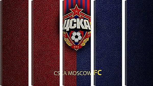 Модульная картина - Эмблема ФК ЦСКА Москва