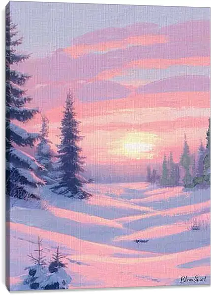 Постер на подрамнике - Winter 6