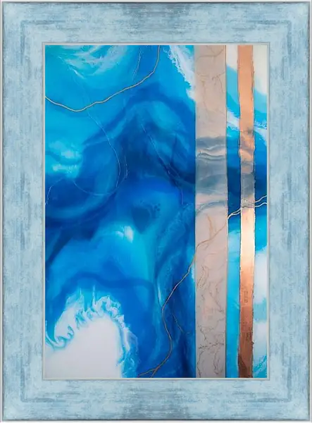 Картина в раме - Abstraction ocean5. Mari Dein
