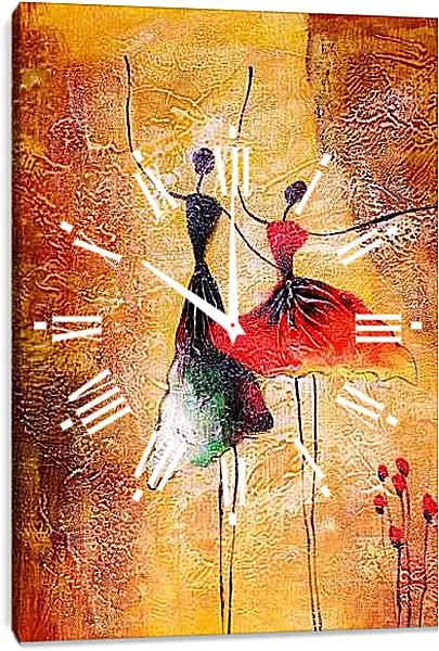 Часы картина - Лебединое озеро