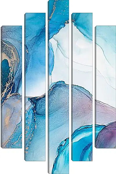 Модульная картина - Abstract blue. Mari Dein