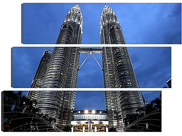 Модульная картина - Башни Петронас 2. Малайзия