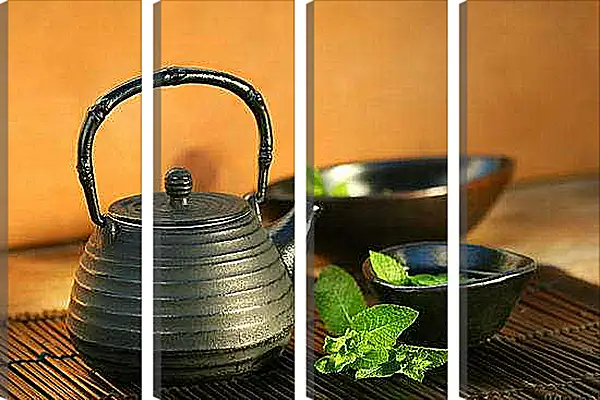 Модульная картина - Чай. Чайная гармония.