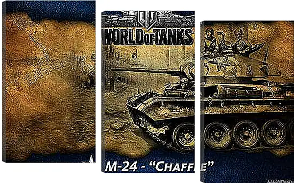 Модульная картина - World Of Tanks