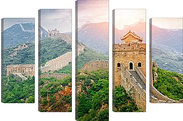 Модульная картина - Великая Китайская стена 3