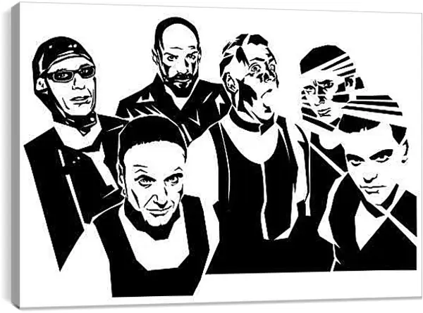 Постер на подрамнике - Rammstein