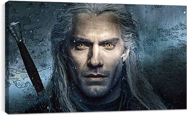 Постер на подрамнике - Геральт из Ривии