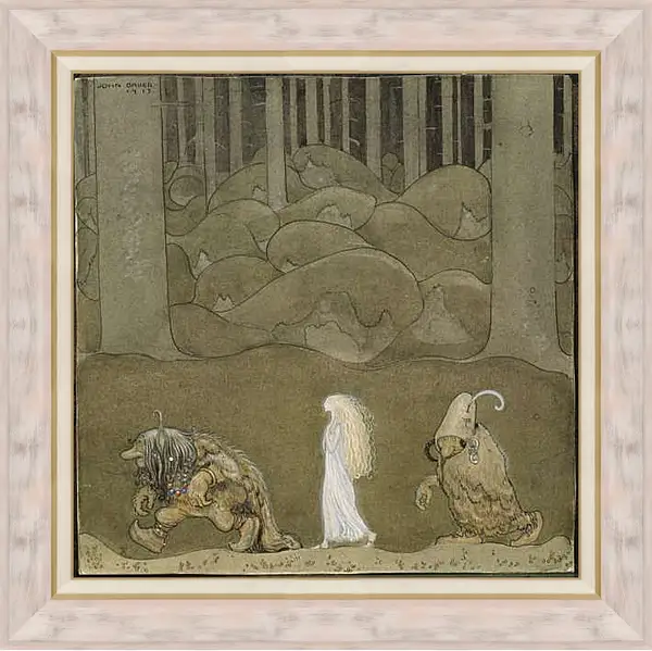 Картина в раме - The Princess and the Trolls. Принцесса и тролли. Йон Бауэр